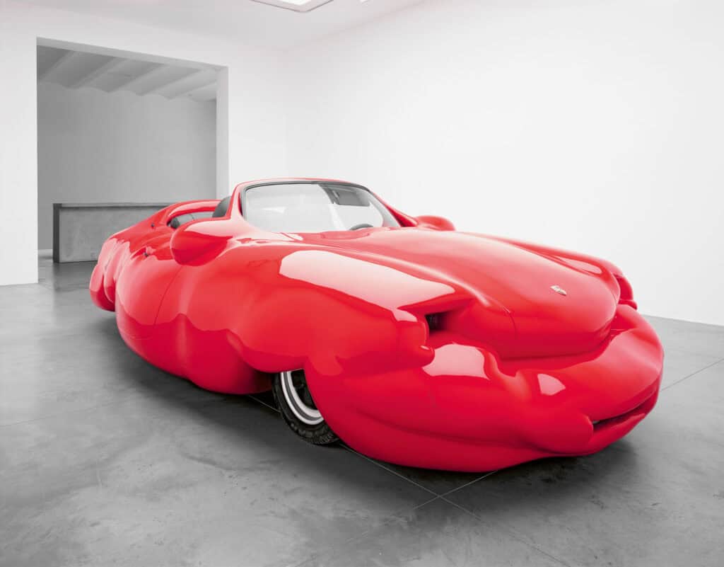 Erwin Wurm, Fat Convertible, 2005 130 × 480 × 237 cm, Mixed media © Erwin Wurm / Bildrecht, Vienna, 2024. Photo: Vincent Everarts.