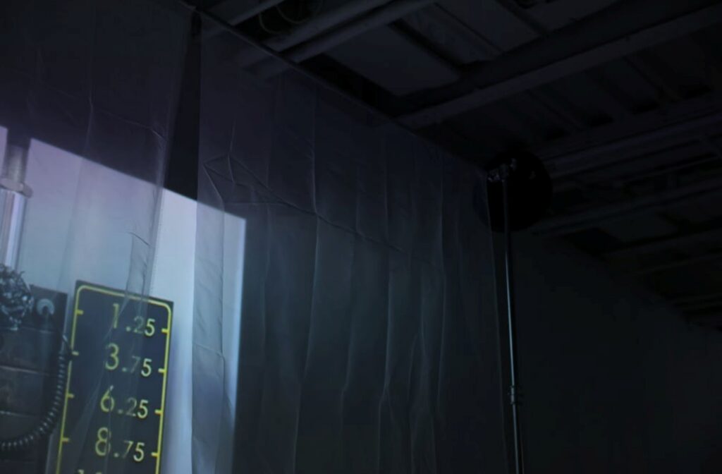 The Installation view of “Until the Sea Turns Blue”, 2’11”, 2023
