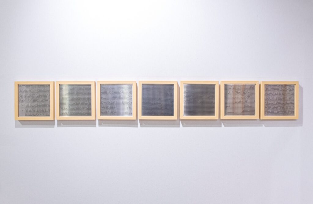 Hind Al Saad, Encoded Terrains of Change, 2025. Courtesy of the artist and Al Markhiya Gallery