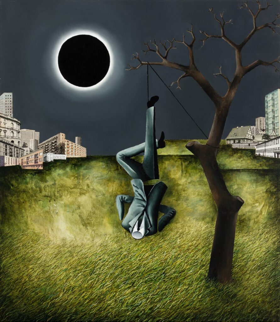 Mateusz Szczypiński, Wisielec, 80x70cm, 2021. Courtesy of the artist