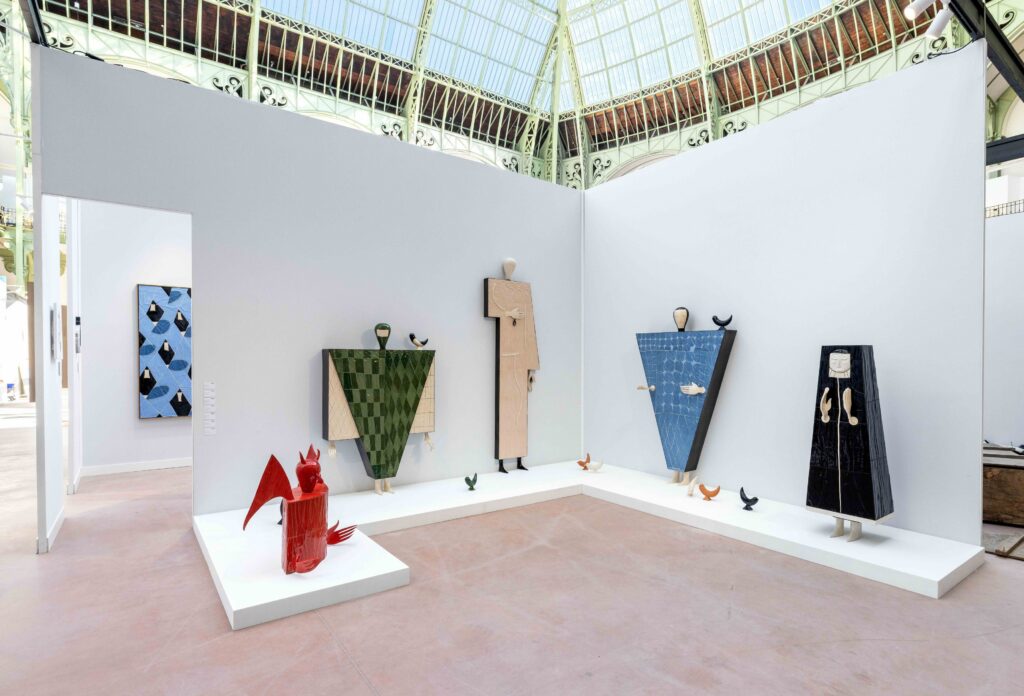 Maximilien Pellet, Art Paris 2026, Double V Gallery stand view.