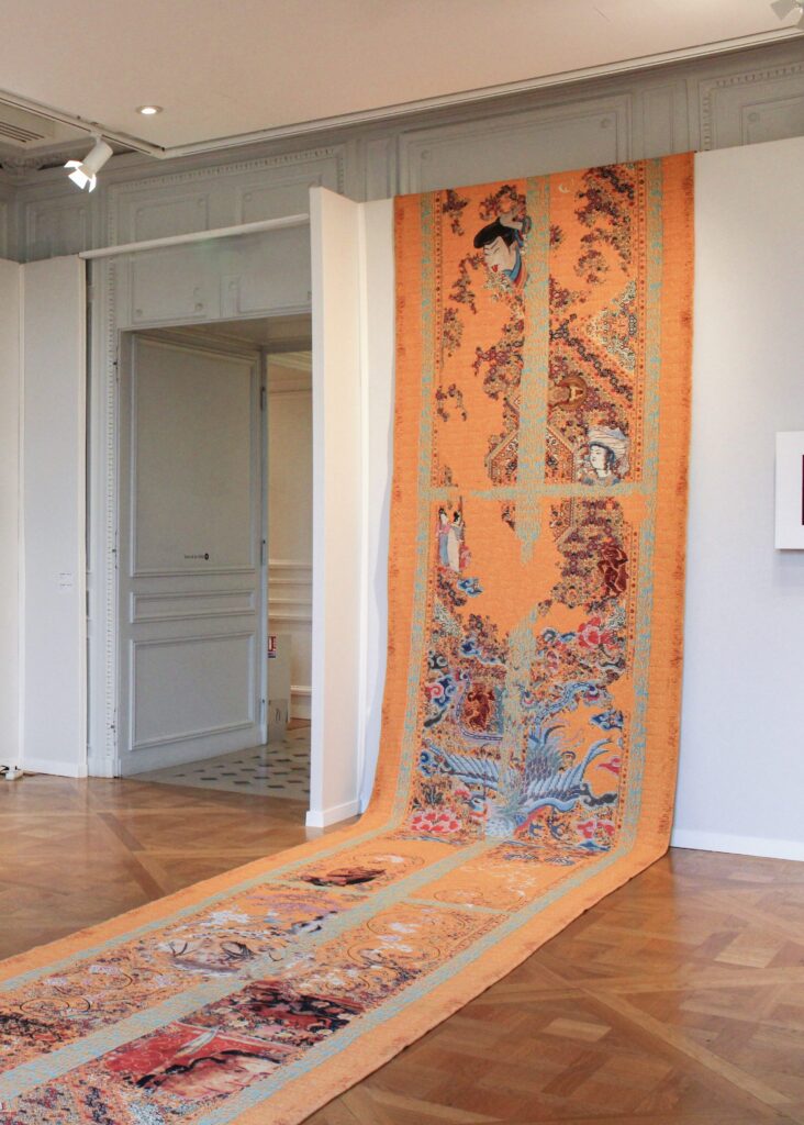 Neda Razavipour, Silk Road (2012),Silk & Wool blend. Presented by Ab-Anbar Gallery