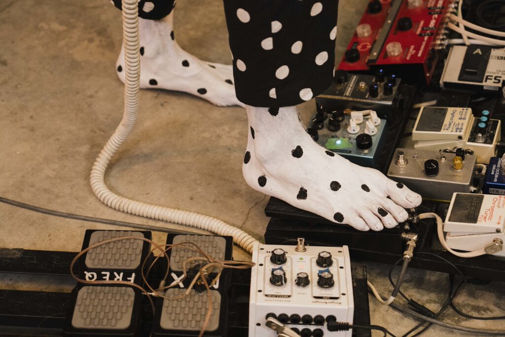 Angine de Poitrine. Live on KEXP from Trans Musicales. Photo by Carlos Cruz