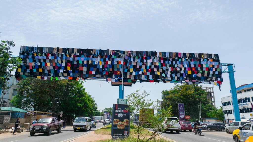 Emmanuel Aggrey Tieku, Baleboard, 2026, billboard Installation in Ghana
