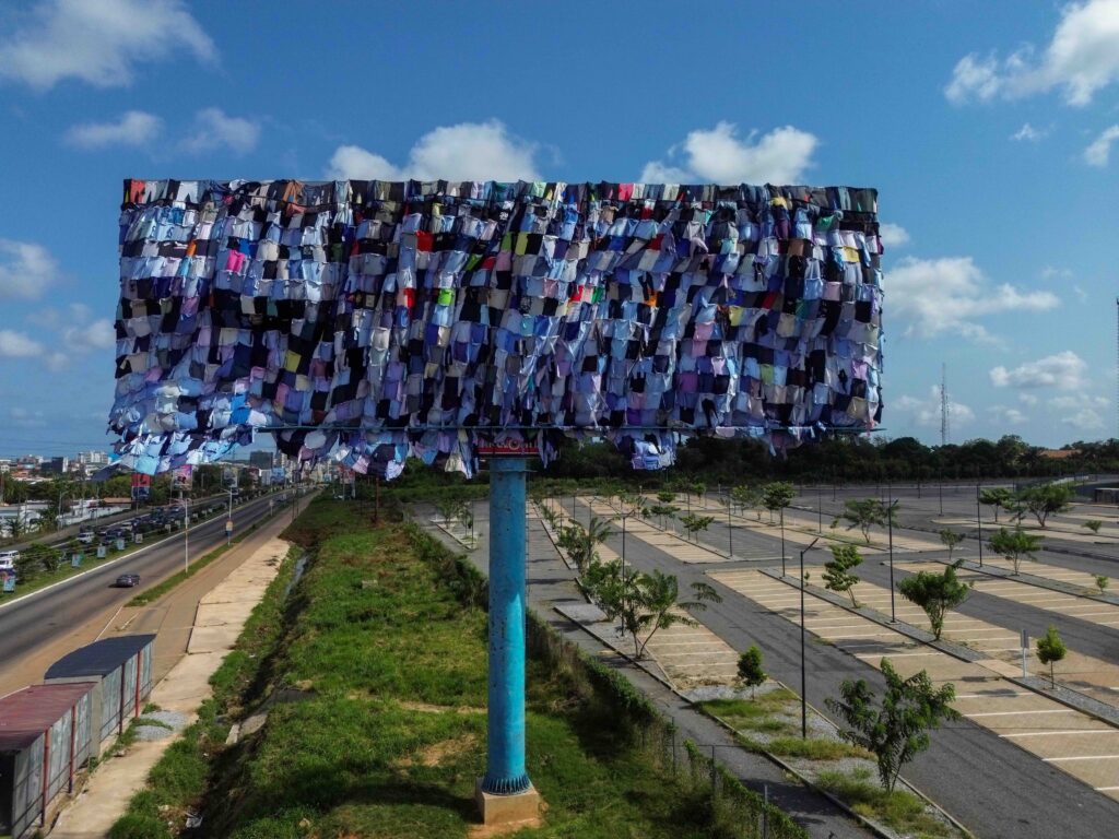Emmanuel Aggrey Tieku, Baleboard, 2026, billboard Installation in Ghana