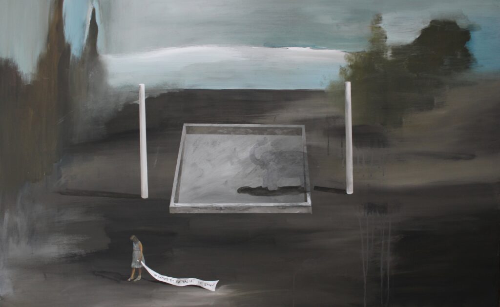 Karina Synytsia, Fantasy, 2023, acrylic on canvas, 120х90 cm. Courtesy of the artist
