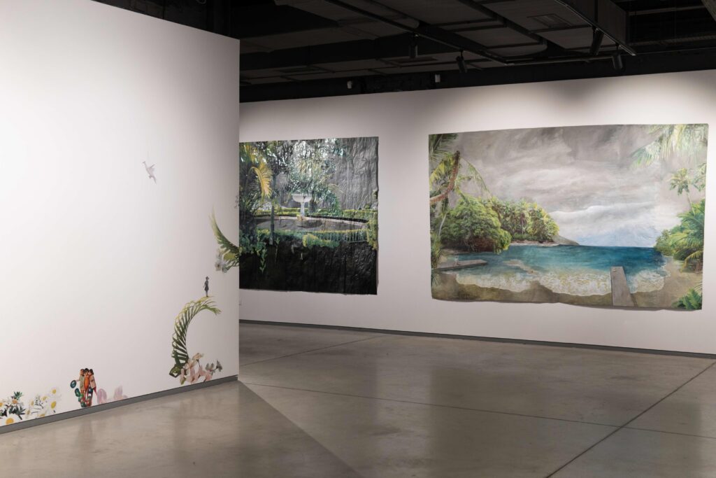 Karina Synytsia, Welcome to Paradise, 2025, personal exhibition in Artsvit Gallery, Dnipro, Ukraine. Photo: Olya Vasylets. Courtesy of the artist