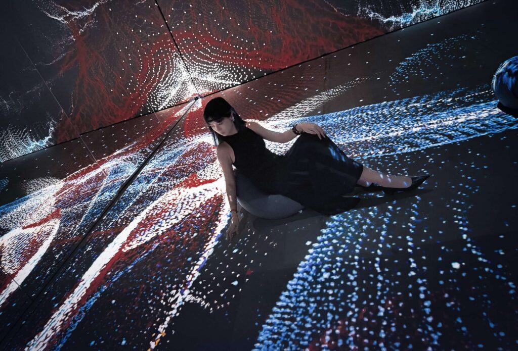 Ash Xu, Cosmic in the brain, Atom Space (2025), Photo by Gigi Bao. Courtesy of the artist