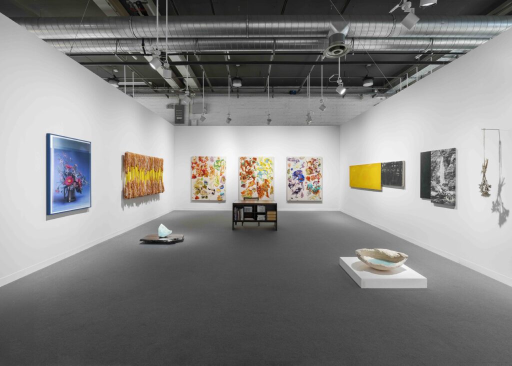 Installation view, Galerie Frank Elbaz, Art Basel, Basel 2026. Courtesy of the gallery and Claire Dorn