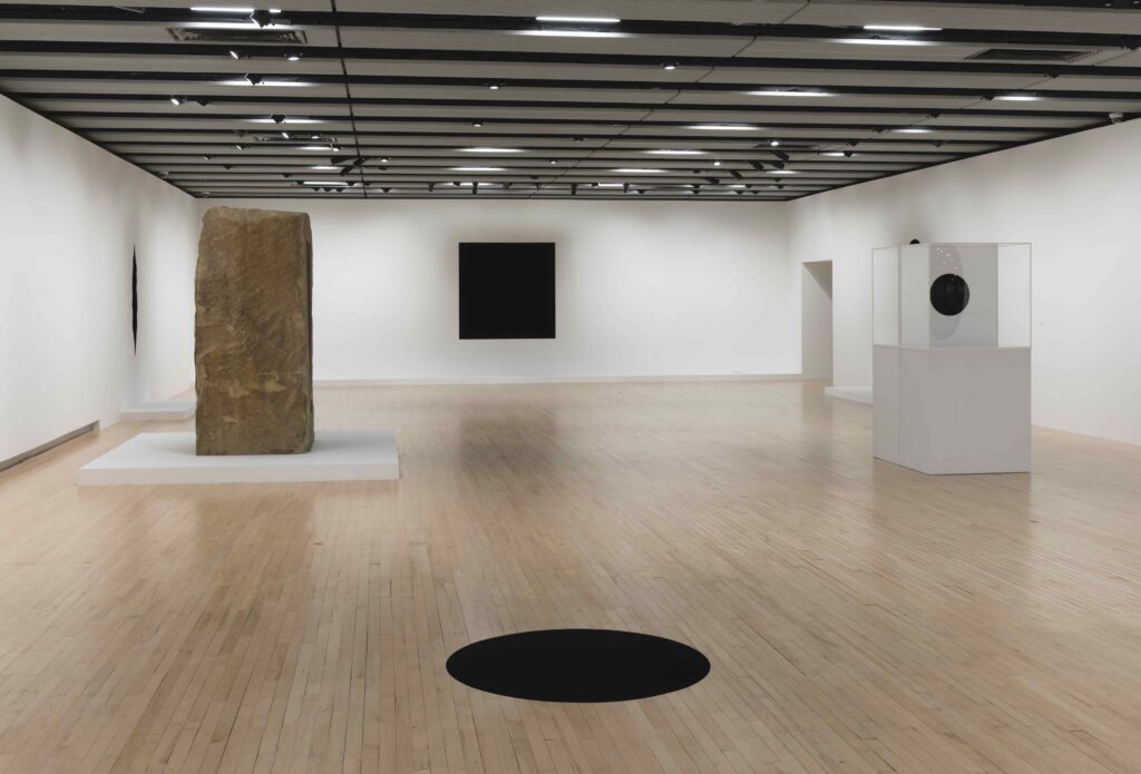 Installation view of Anish Kapoor, 2026. Photo_ Dave Morgan. Courtesy of the Hayward Gallery and the artist. © Anish Kapoor. All rights reserved, DACS, 2026