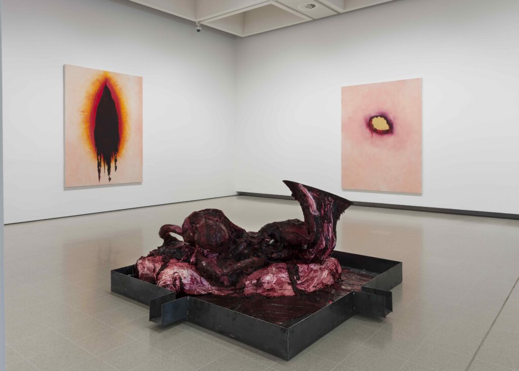 Installation view of Anish Kapoor, 2026. Photo_ Dave Morgan. Courtesy of the Hayward Gallery and the artist. © Anish Kapoor. All rights reserved, DACS, 2026