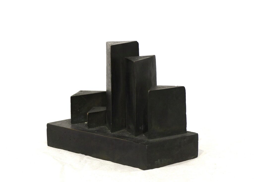Jerzy Budziszewski, Untitled, 1990s, patinated bronze, 18 x 9 x 13,5 cm