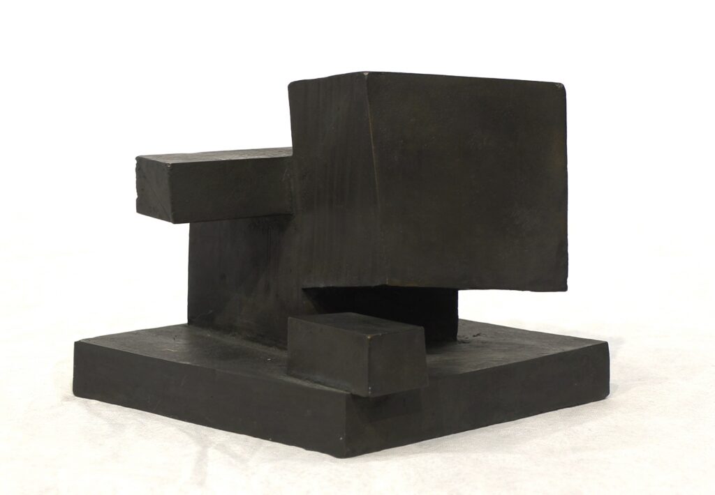 Jerzy Budziszewski, Untitled, 1990s, patinated bronze, 20 x 21 x 18 cm