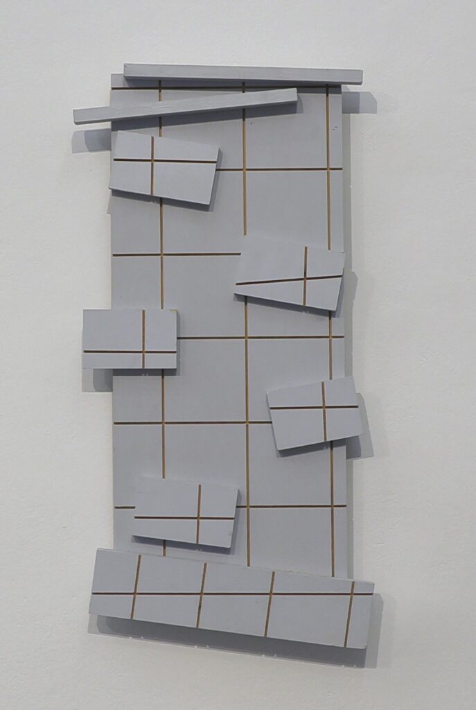 Jerzy Budziszewski, Untitled, 1998, wood, acrylic, 86 x 43 x 4 cm