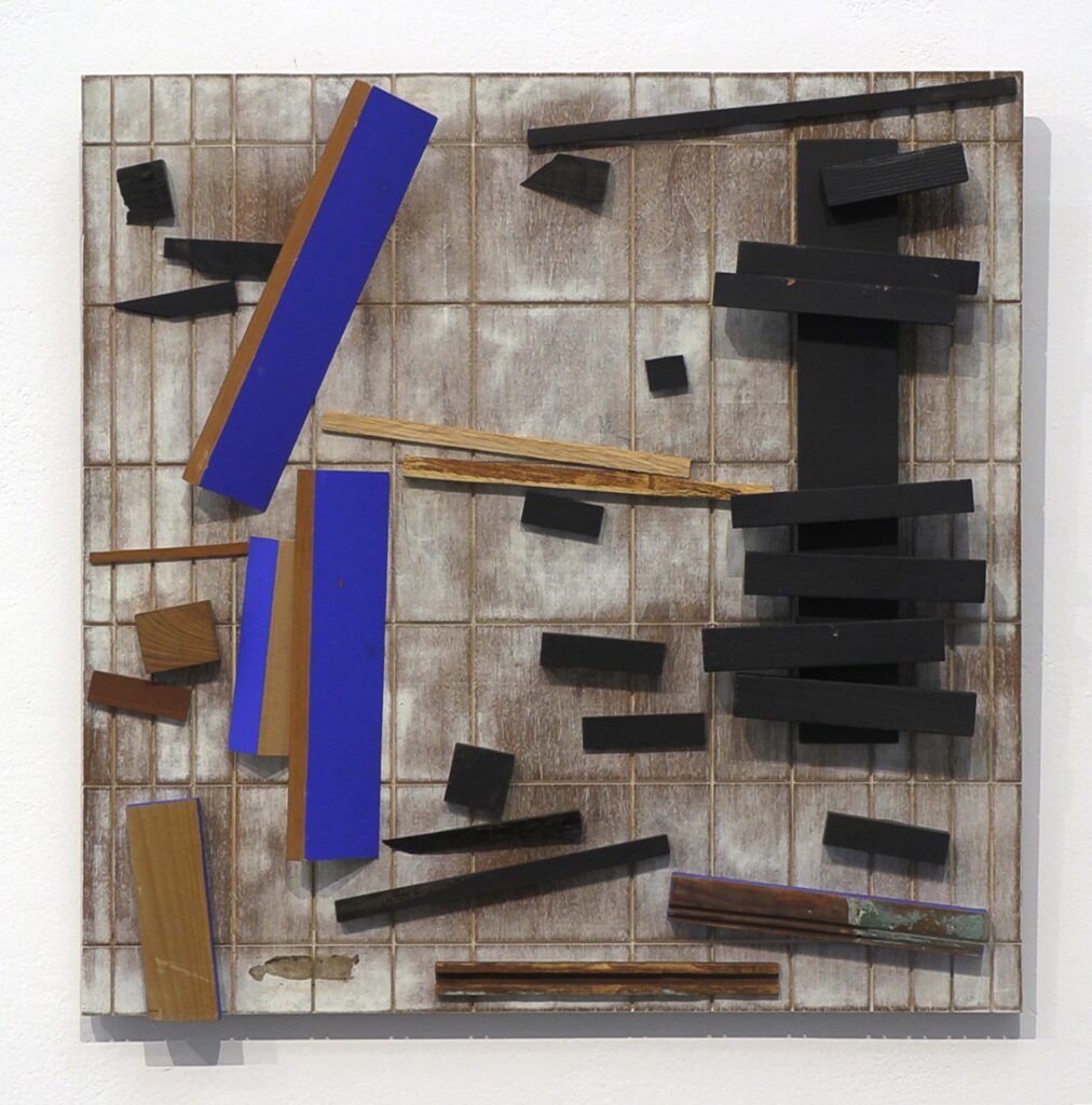 Jerzy Budziszewski, Untitled, 2003, wood, acrylic, 60 x 50 x 5 cm