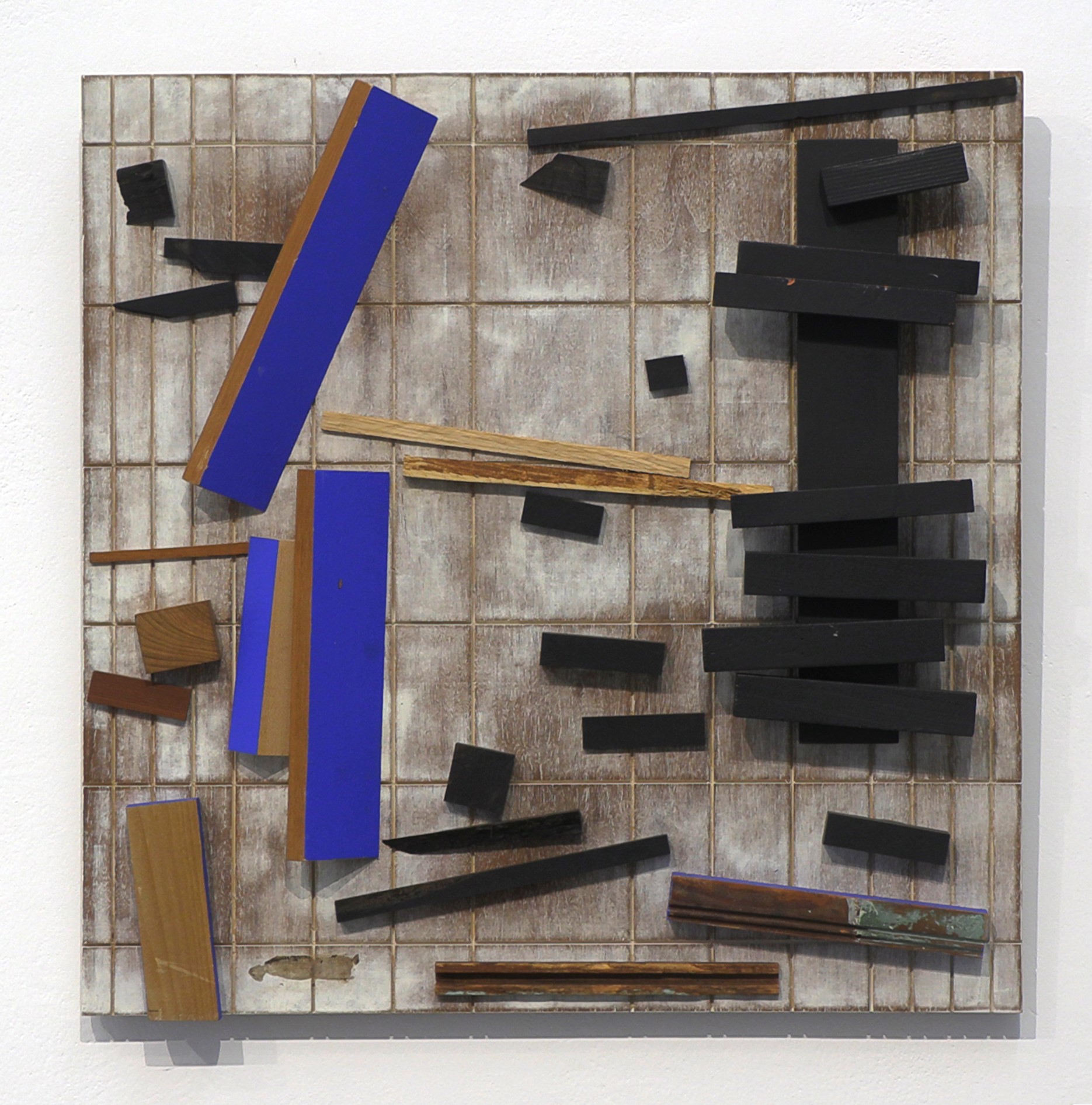 Jerzy Budziszewski, Untitled, 2003, wood, acrylic, 60 x 50 x 5 cm