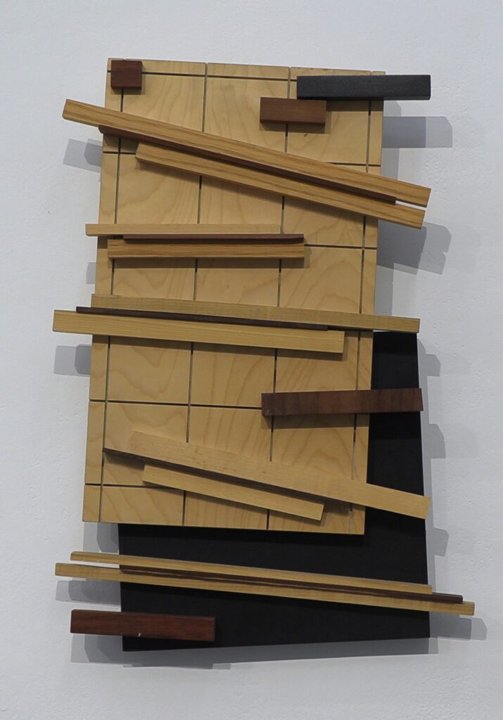 Jerzy Budziszewski, Untitled, 2004, wood, acrylic, 64 x 45 x 8 cm