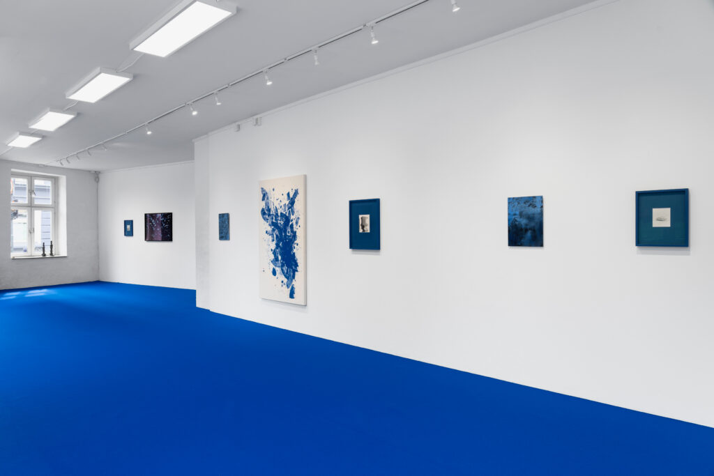 The Blue, The Journey, The Unknown - Group Exhibition curated by Jon Gorospe, 2025, SKOG Art Space. Photo by_ Jon Gorospe