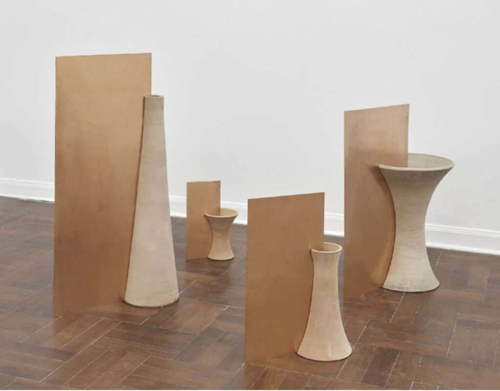 Ximena Garrido-Lecca, Reverberating Field, 2018, ceramic and copper sheets, dimensions variable. Courtesy of the artist