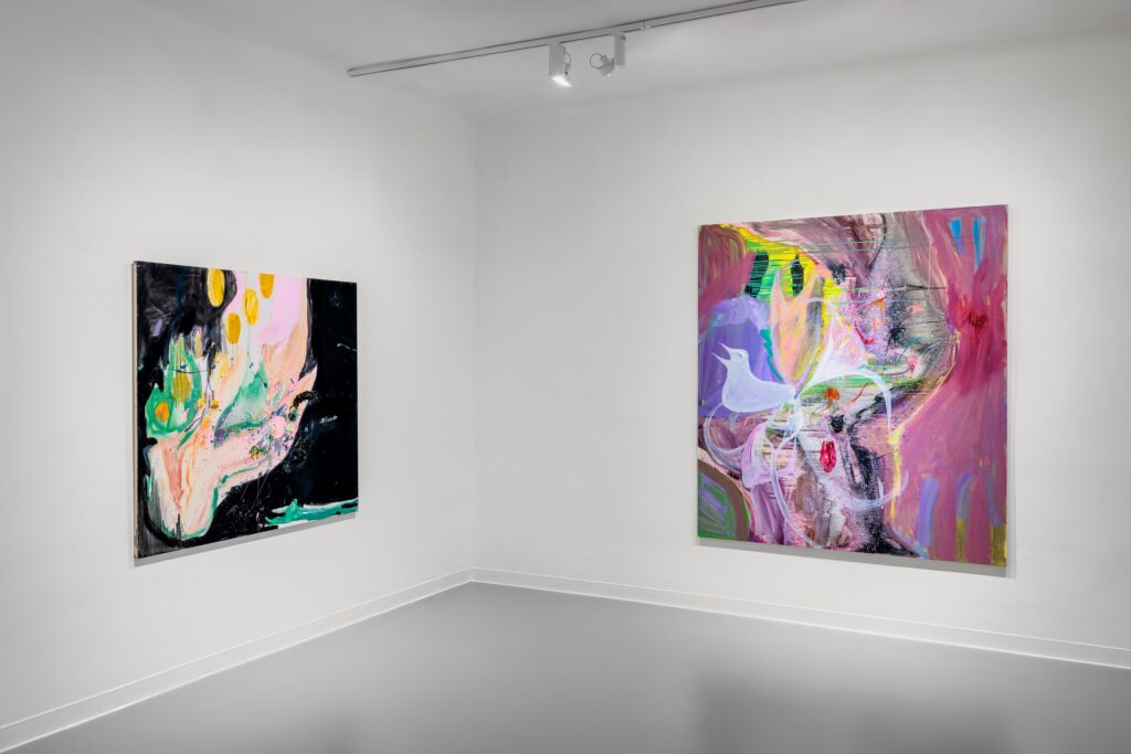 Samuel Kłoda, CREAK, CRASH AND CROW, exhibition view at UFO Art Gallery in Kraków. Photo: Szymon Sokołowski