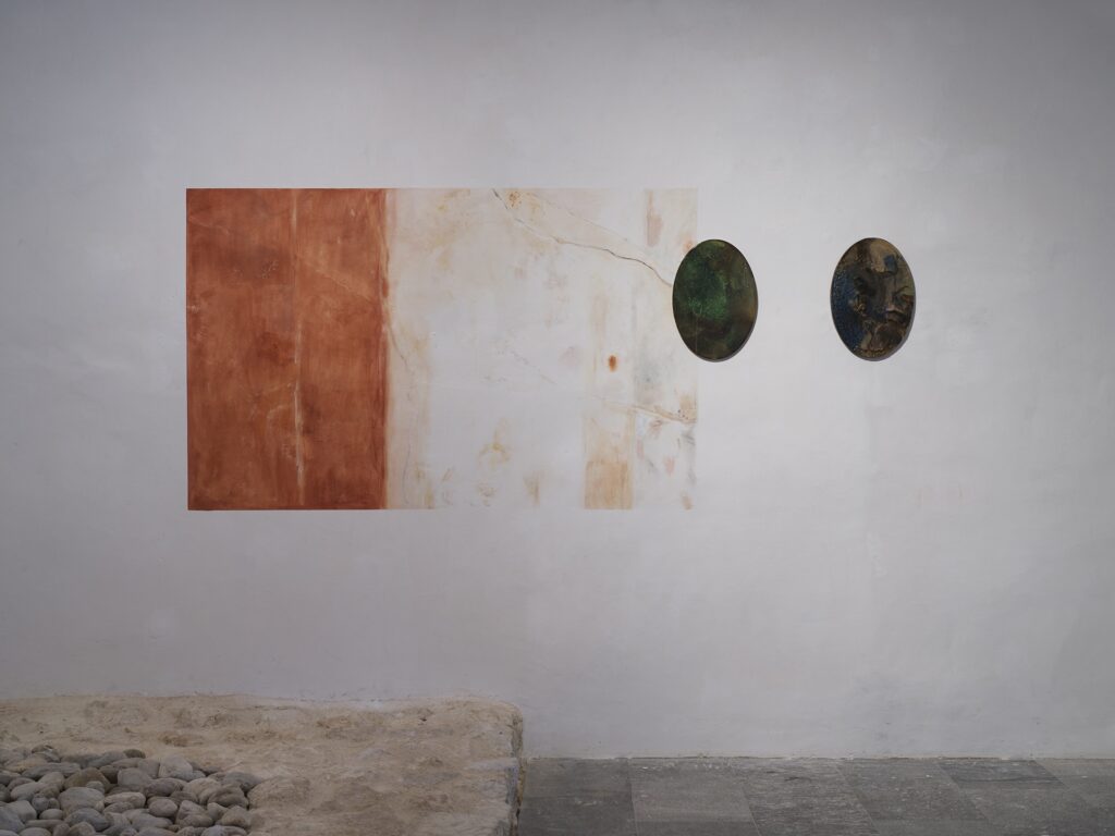 Andrea Zabric, detail of lapsuslapidis propp, Galerija Božidar Jakac, 2026. Courtesy of the artist and the GBJ archive. Photo: Jaka Babnik