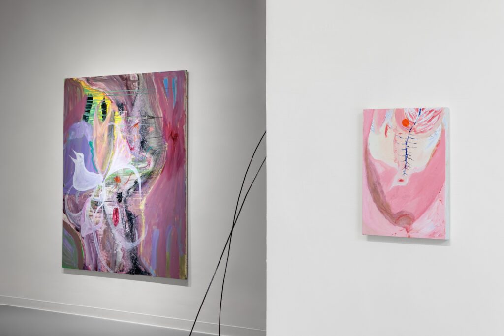 Samuel Kłoda, CREAK, CRASH AND CROW, exhibition view at UFO Art Gallery in Kraków. Photo: Szymon Sokołowski