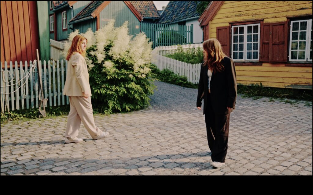 Iri Kristiansen and Tiegan Doyle, Gullterning, 2026, video still. Shot by Yanna Stavrakakis