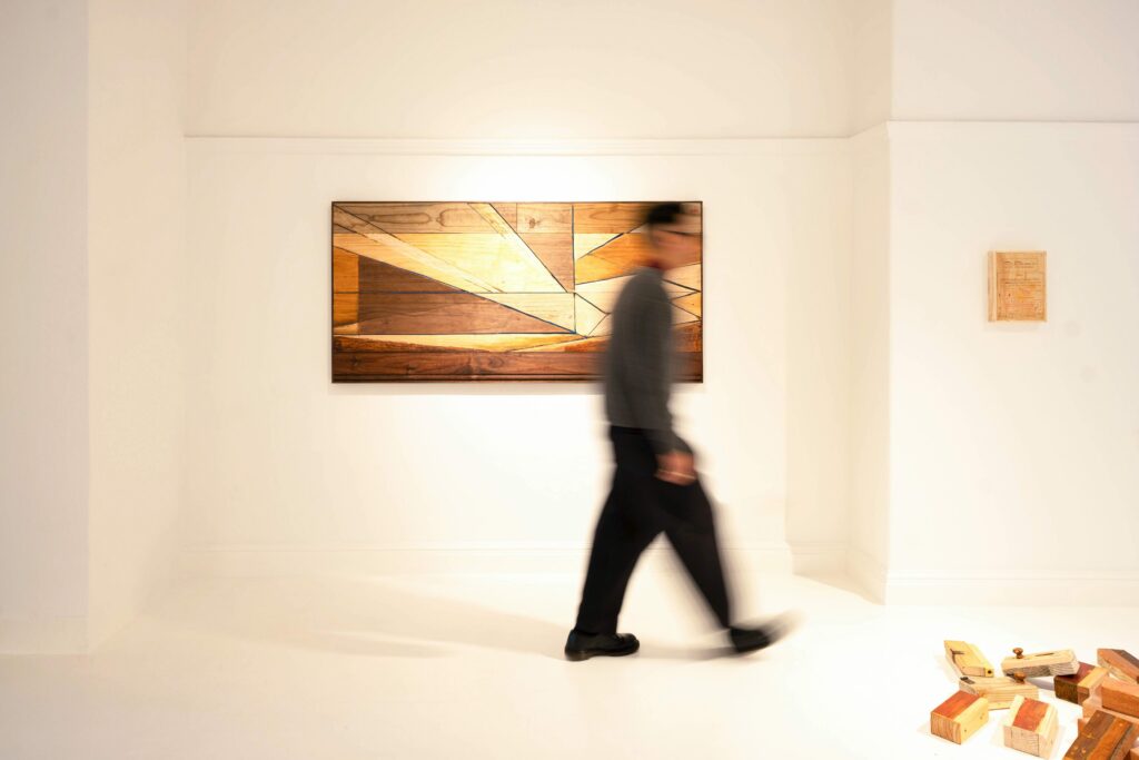 Aaron Philander, view of the exhibition "Building Drawing Practice" at Lemkus Gallery, 2026. Courtesy of Jared Leite and Lemkus Gallery.