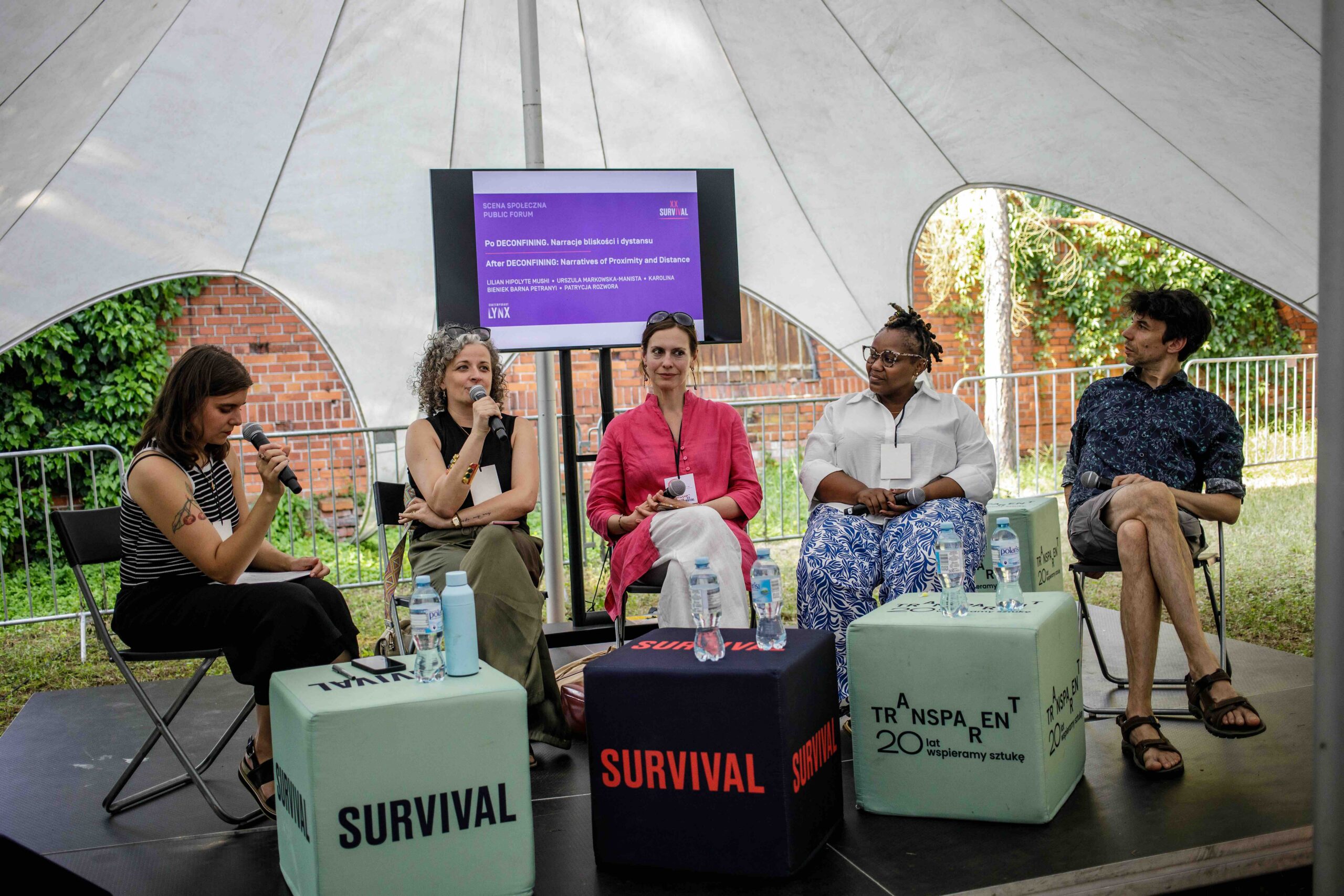 After DECONFINING_ Narratives of Proximity and Distance. A panel discussion by Contemporary Lynx at the 24th SURVIVAL Art Review in Wrocław. Photo by Tobiasz Papuczys(1)