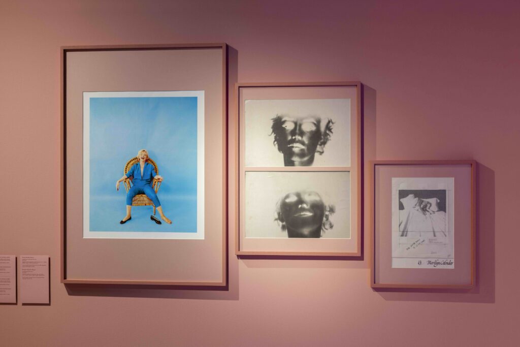 Marilyn Monroe by Milton H. Greene. View of the exhibition _Marilyn Monroe. I feel like I know her, but sometimes my arms bend back_ at Krupa Art Foundation in Wrocław, 15 July - 25 October 2026. Photo by Alicja Kielan
