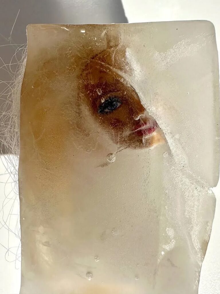 Karen Page, Frozen But Still Smiling, 2023. Courtesy of the artist