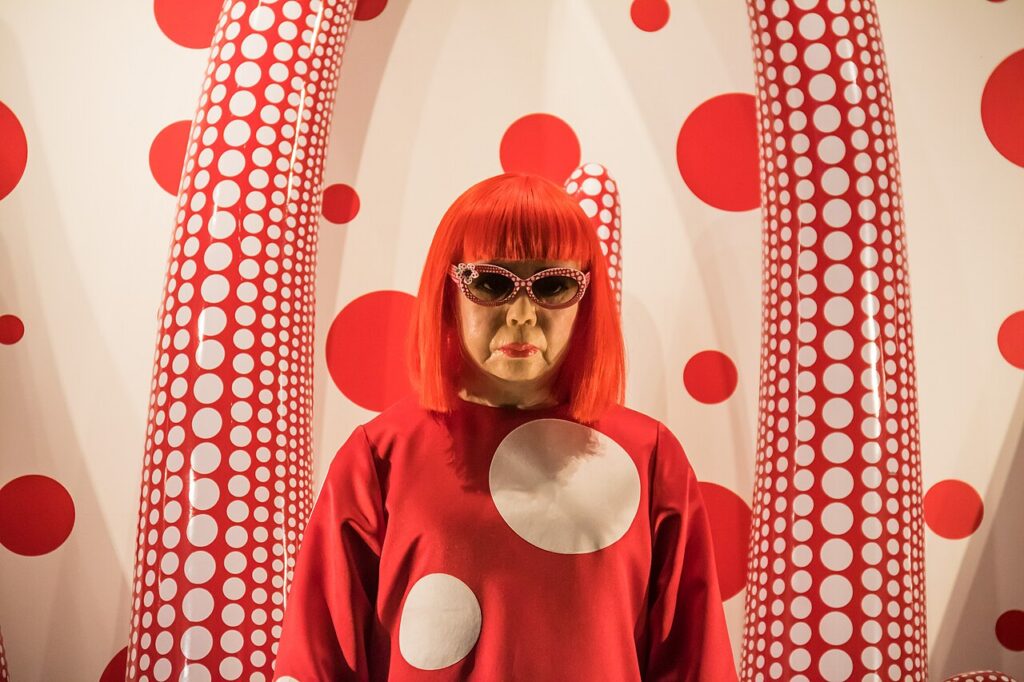 Yayoi Kusama, artwork at Louisiana Museum of Modern Art, Humlebæk, Denmark, 2015. Photo: Susanne Nilsson, CC BY-SA 2.0