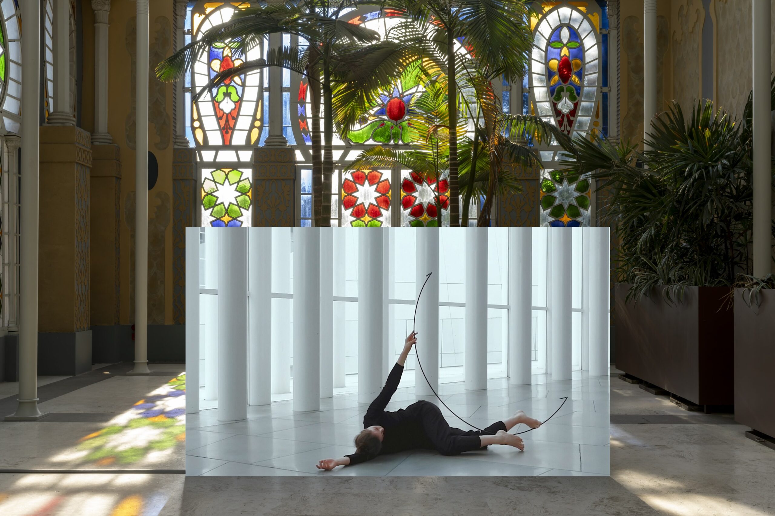 Agnieszka Mastalerz, The Props Assist the House, exhibition view at Villa Torlonia in Rome. Photo by Ela Bialkowska, OKNOstudio