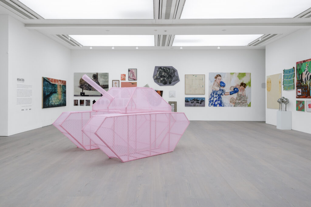 Installtion View of ‘ArtEvol 2026: A View From Everywhere’,2026, Saatchi Gallery, London