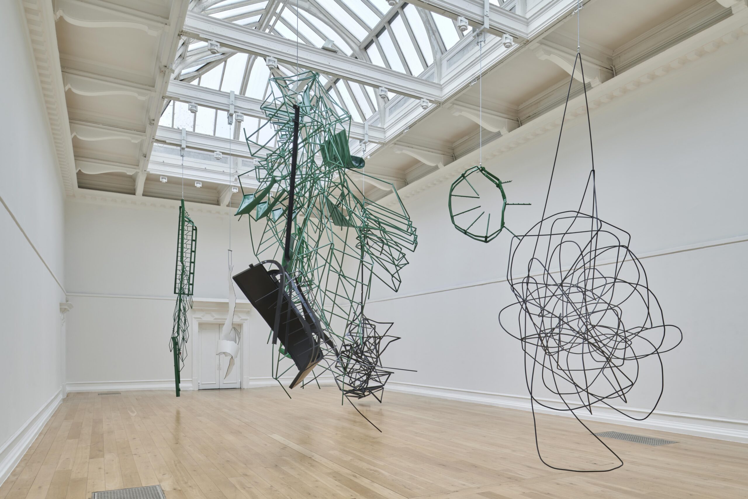 Installation view Monika Sosnowska at the South London Gallery