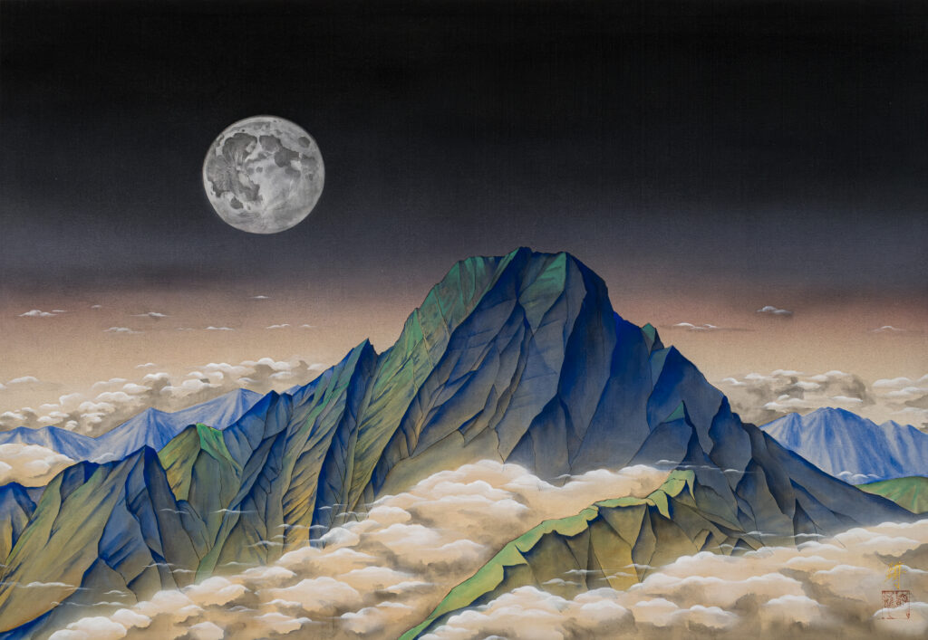 International Category First Prize: Yuki Ideguchi, Taiwan's Roof, 83 × 57 cm, gouache