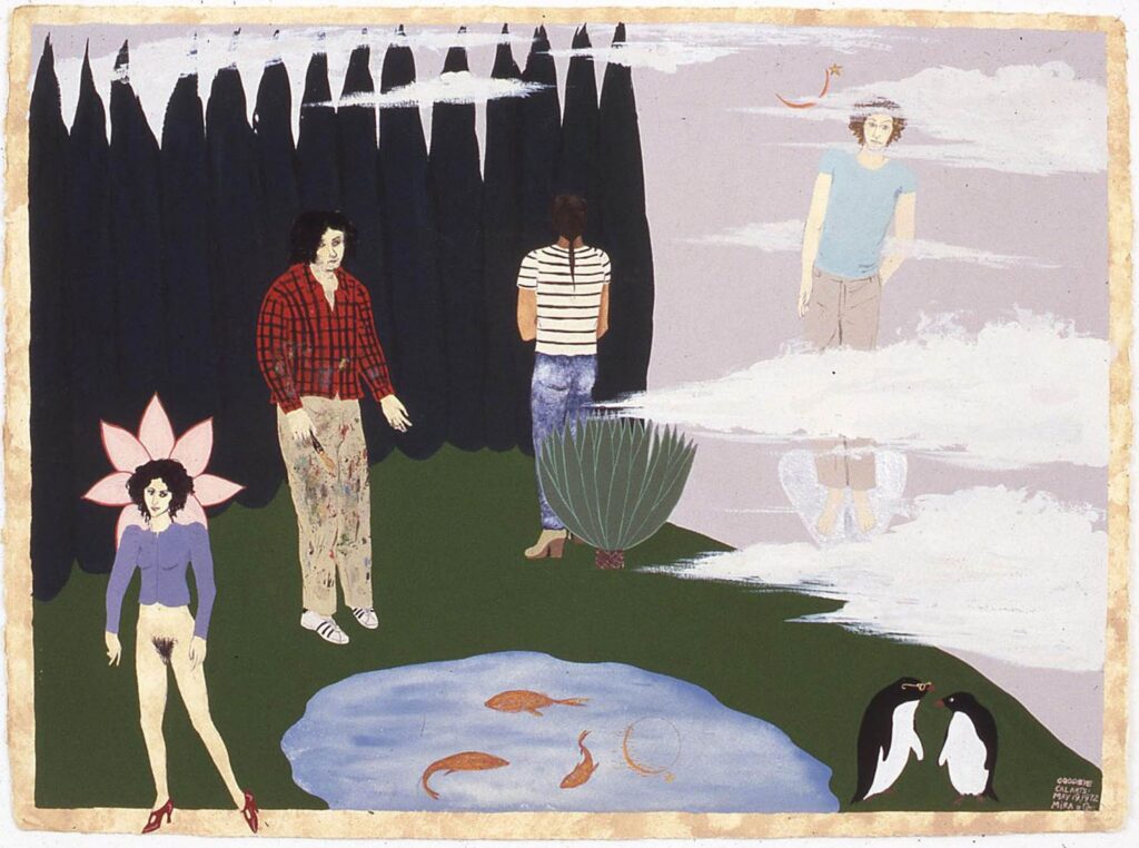 Mira Schor, Goodbye CalArts, 1972 © Mira Schor. Courtesy Isaac Lyles