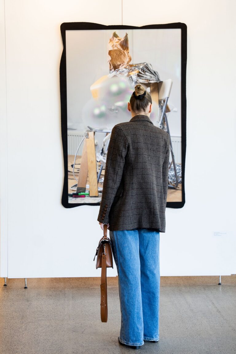 Robertas Narkus artwork. From JCDecaux collection presentation at ArtVilnius'26. Augustinas Žukovas