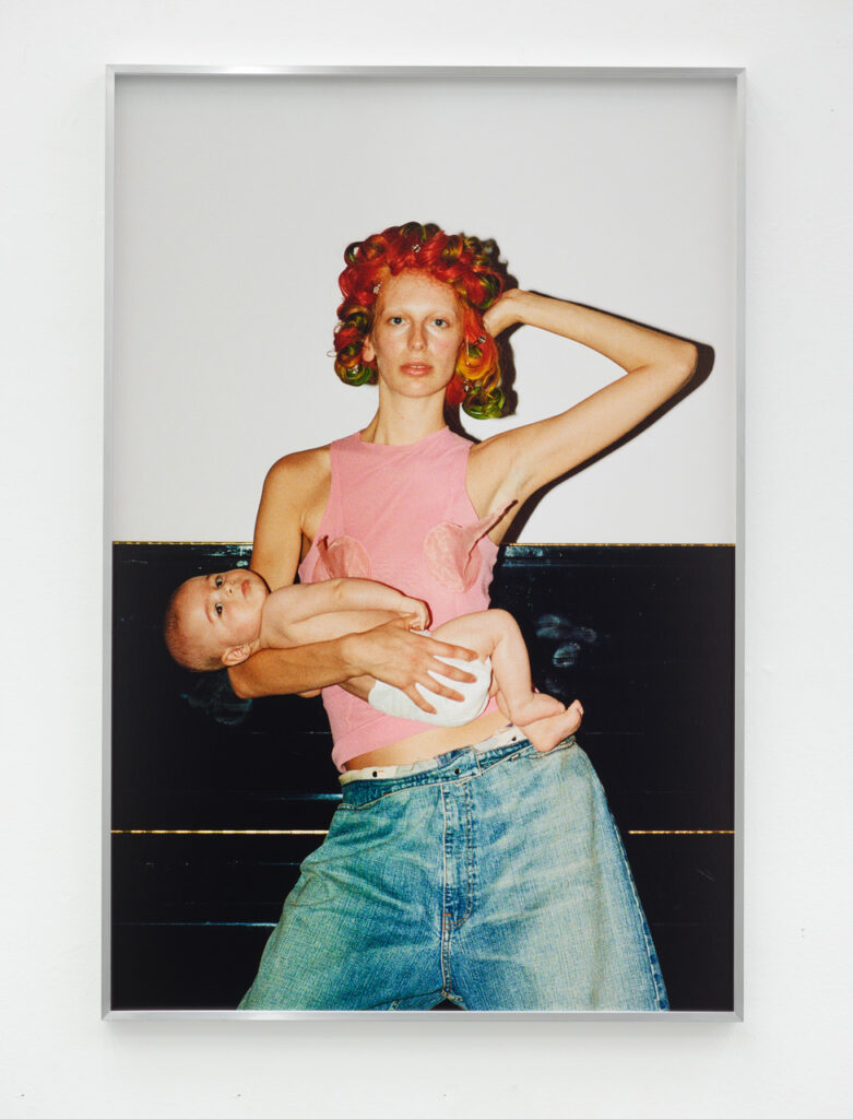 Talia Chetrit, Baby Model, 2020-2022, Inkjet print mounted on aluminium. Photo: Simon Vogel. Courtesy of the artist and Sies + Höke, Düsseldorf